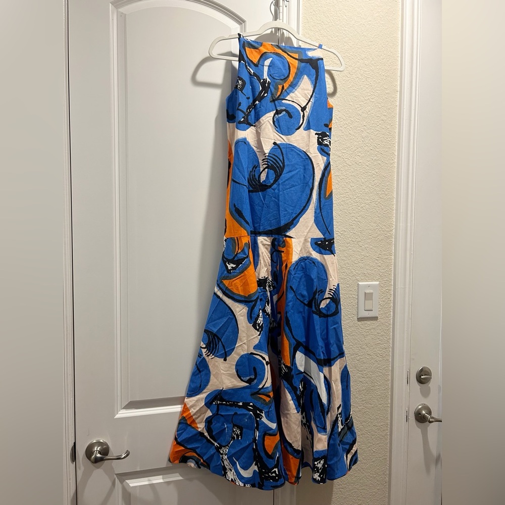 NWT Free People Marimekko Antra Eldfamn Printed Maxi Dress - Picture 3 of 6